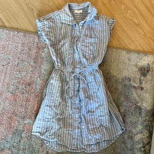 Japna blue and white striped dress